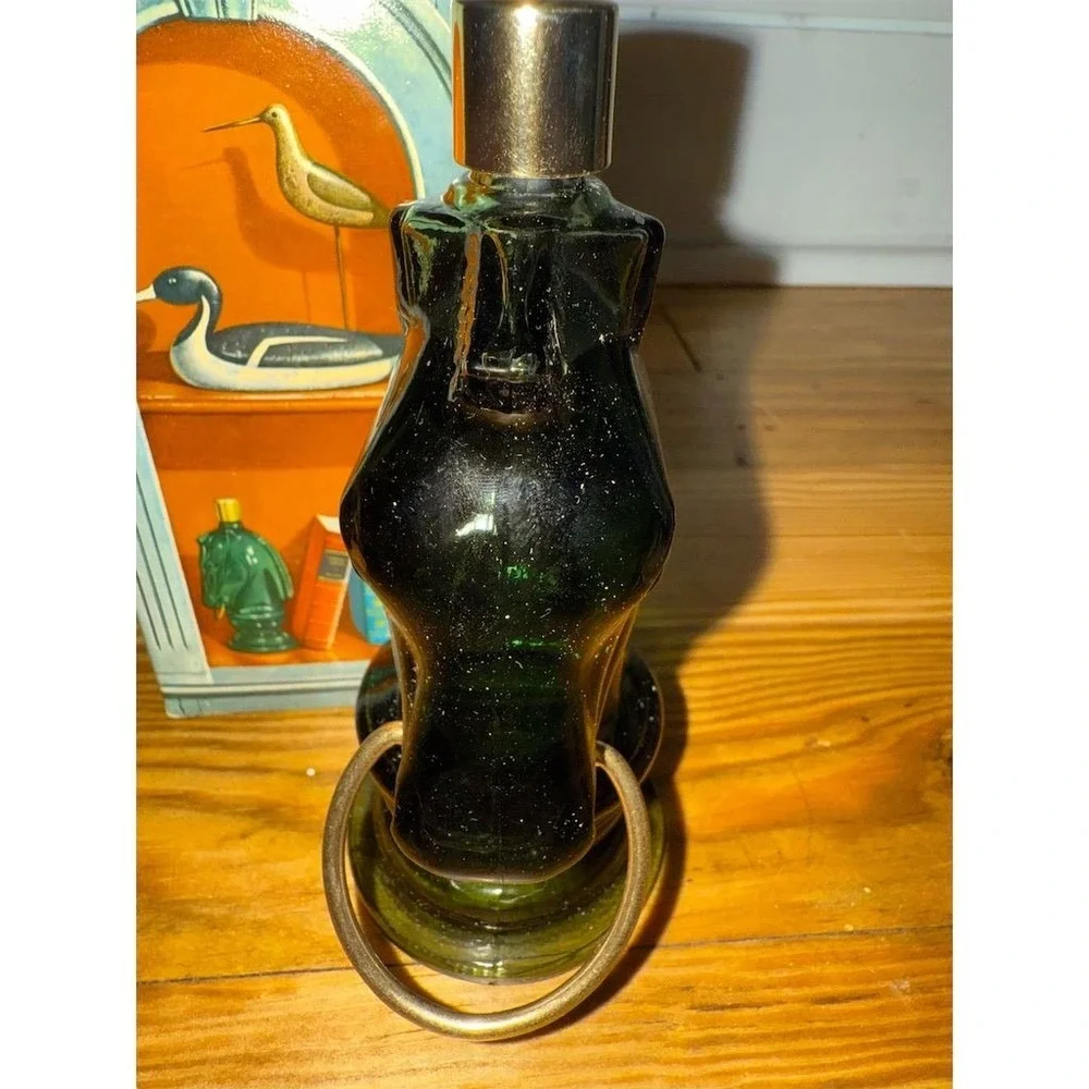 Vintage Avon Pony Decanter‎ Electric Pre-Shave Lotion 4 fl. oz. NIB collectible